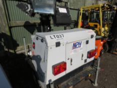 SMC TL90 TOWED LIGHTING TOWER, YEAR 2011, SN:T90118789. WHEN TESTED WAS SEEN TO RUN AND MAKE LIGHT.