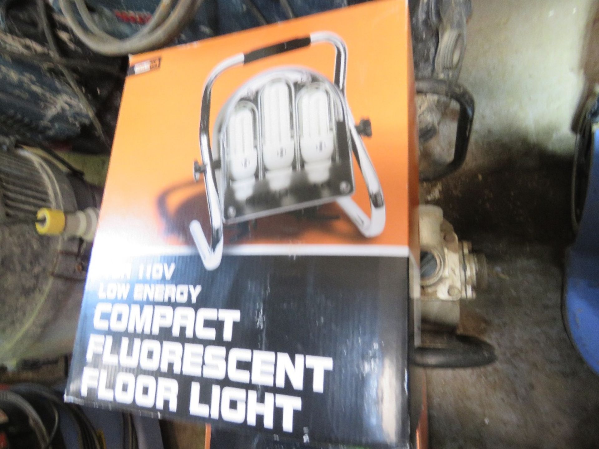 2 X 110VOLT FLUORESCENT FLOOR LIGHTS. - Image 2 of 2