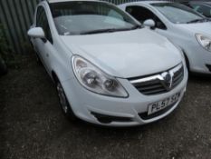 VAUXHALL CORSA CDTI PANEL VAN REG:PL57 SZW. DIESEL 1248CC ENGINE. TESTED TILL 26/04/2022. WITH V5 DO