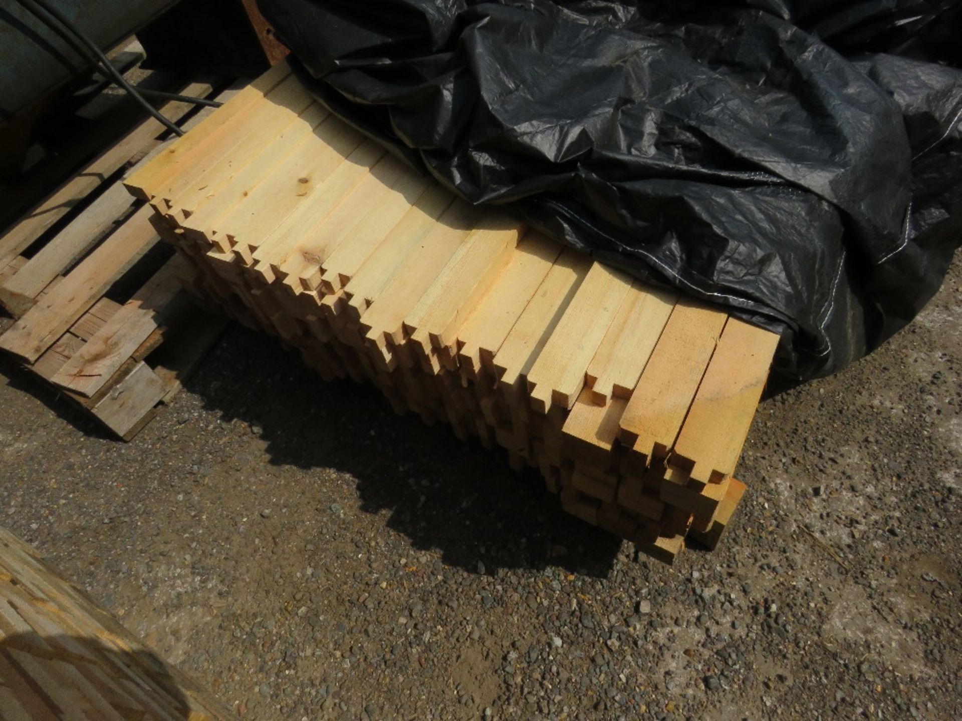 UNTREATED SAWN TIMBER SLATS 50MM X 25MM @1.74M LENGTH APPROX. - Image 3 of 3