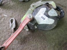 MANHOLE RECOVERY WINCH UNIT, UNTESTED.