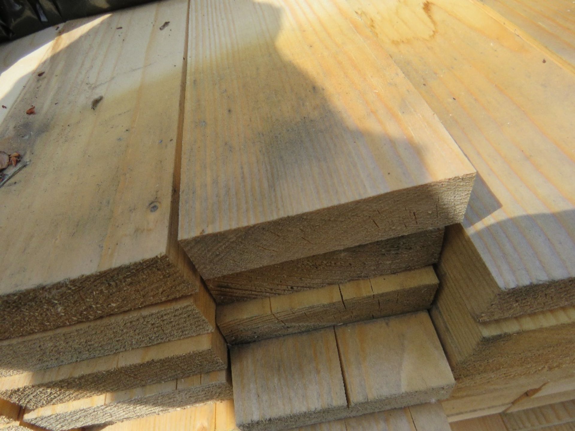 PACK OF UNTREATED TIMBER SLATS/BOARDS 70MM X 20MM X 1.86M APPROX. - Image 3 of 5