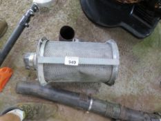 MINI DIGGER PARTICULATE FILTER UNIT. DIRECT FROM GROUNDS MAINTENANCE COMPANY AS PART OF THEIR FLEET