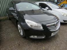 VAUXHALL INSIGNIA SALOON CAR, CDTI MODEL REG:FD12 FCV. 101,094 REC MILES.