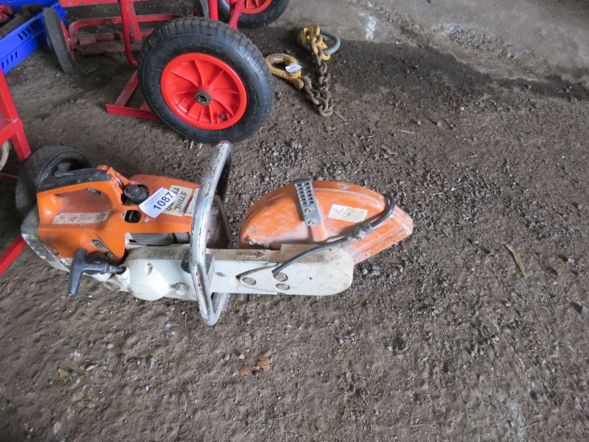 STIHL TS400 PETROL SAW.