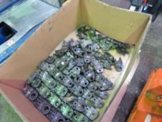 STILLAGE CONTAINING A LARGE QUANITY OF REMS TYPE CRIMPING HEADS, PRE USED.