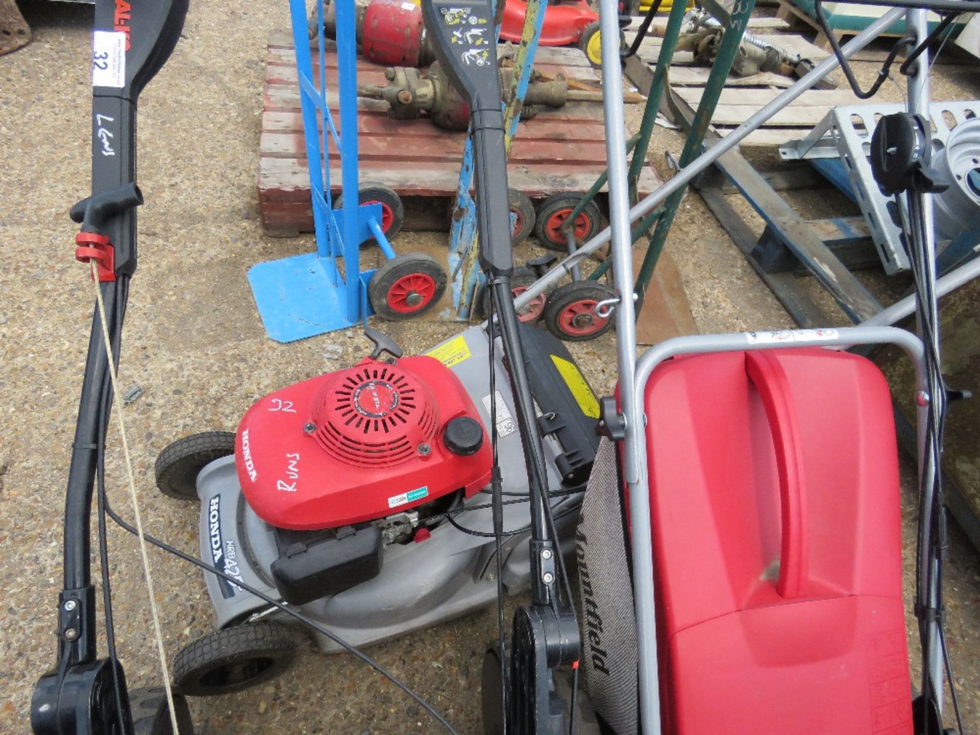 3 X PETROL LAWNMOWERS, NEED ATTENTION. - Image 4 of 4