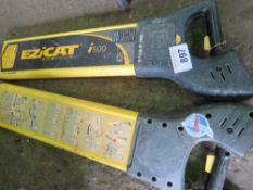 2 X EZICAT CABLE AVOIDANCE UNITS, UNTESTED, CONDITION UNKNOWN.