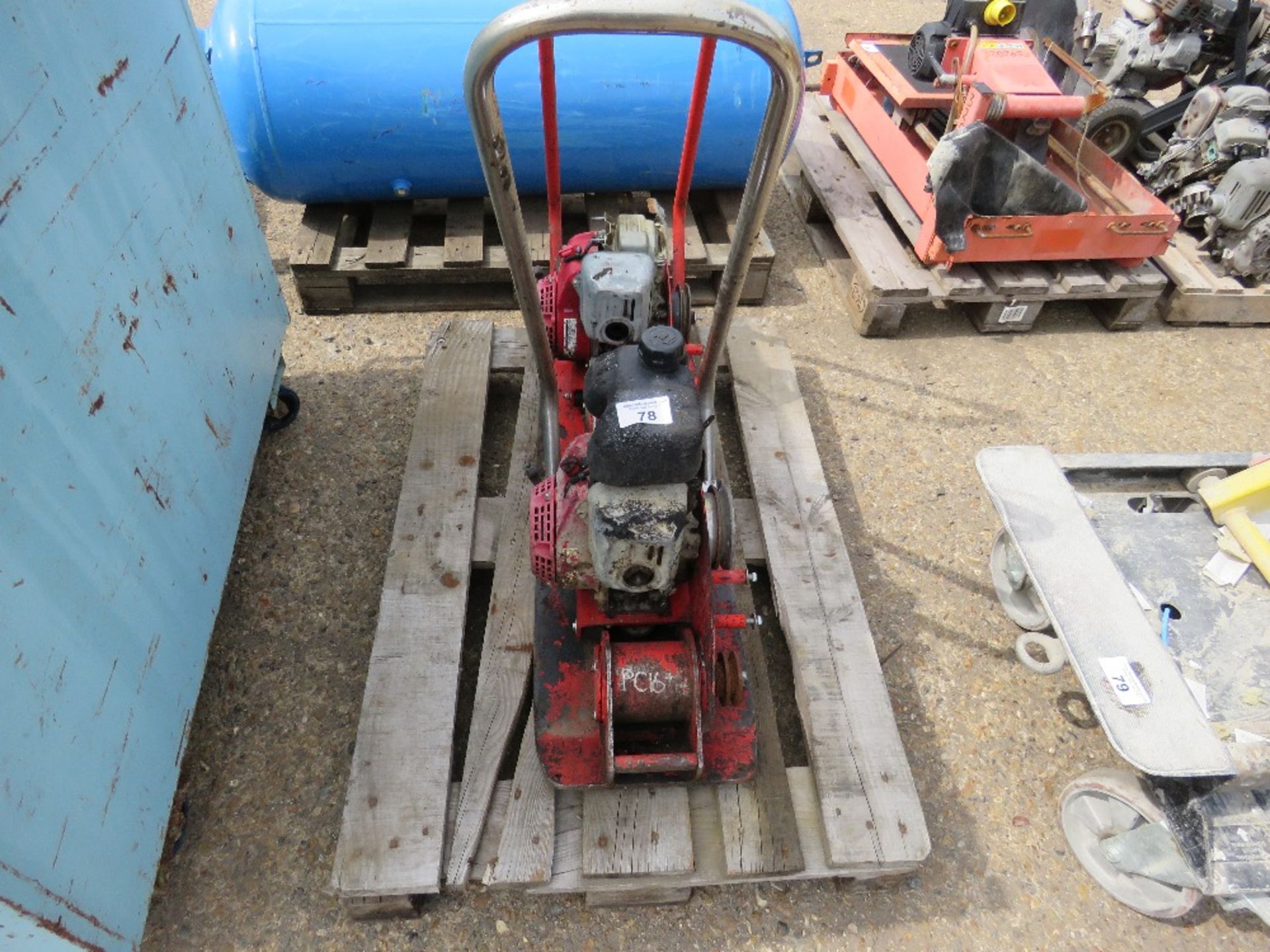 2 X FAIRPORT COMPACTION PLATES, INCOMPLETE.