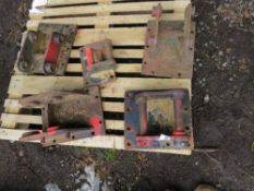 5 X EXCAVATOR BREAKER MOUNTING PLATES / HEADSTOCKS. SOURCED FROM MAJOR UK ROADS CONTRACTOR.