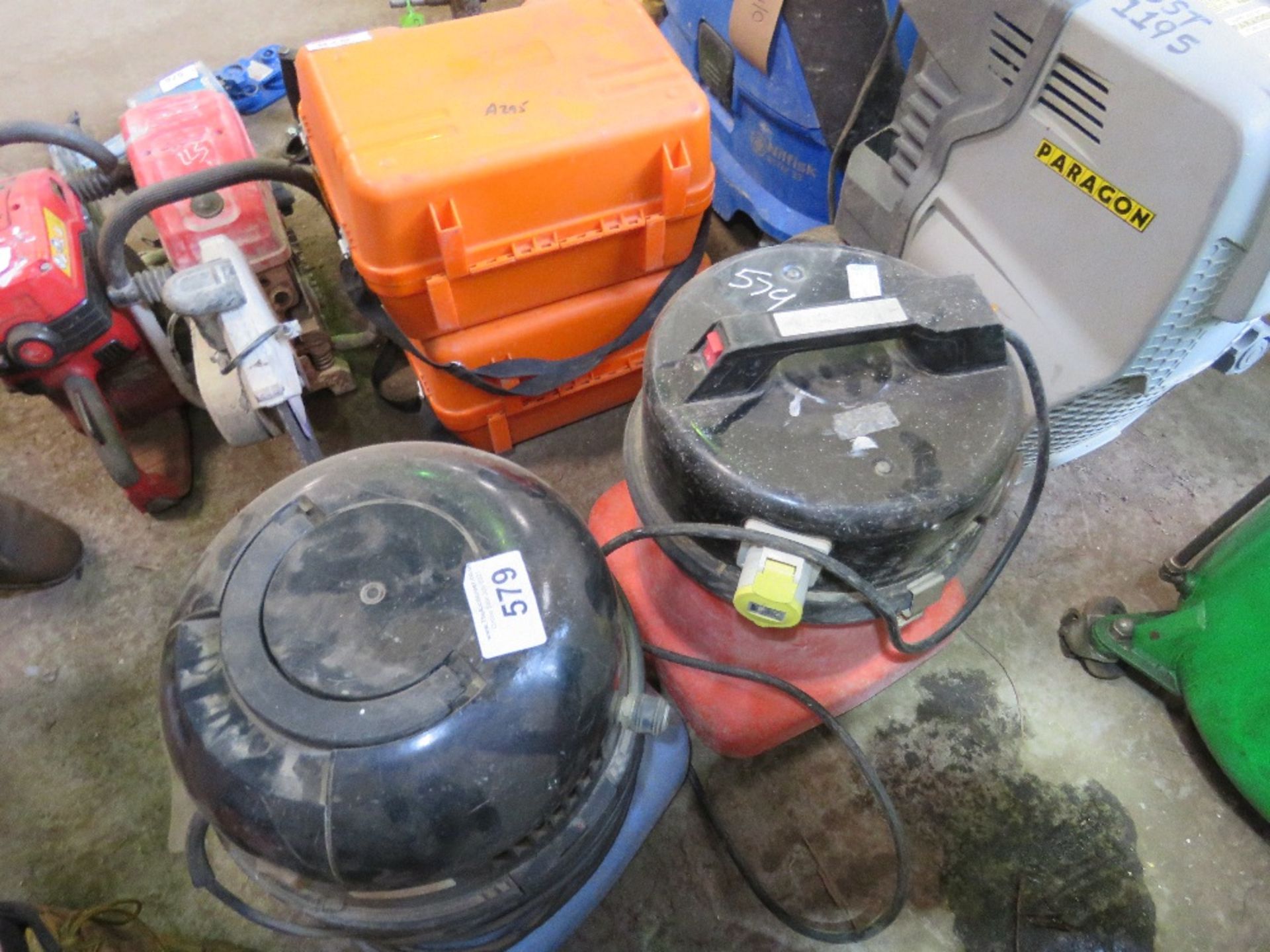 2 X VACUUM CLEANERS, 240 AND 110VOLT, UNTESTED, CONDITION UNKNOWN. - Image 2 of 2