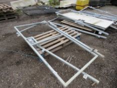 1 X PEDESTRIAN ACCESS GATE WITH FRAME, SUITABLE FOR 4FT X 8FT OPENING APPROX.