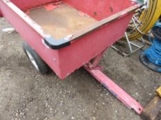 SMALL TIPPING TRAILER FOR GARDEN TRACTOR.