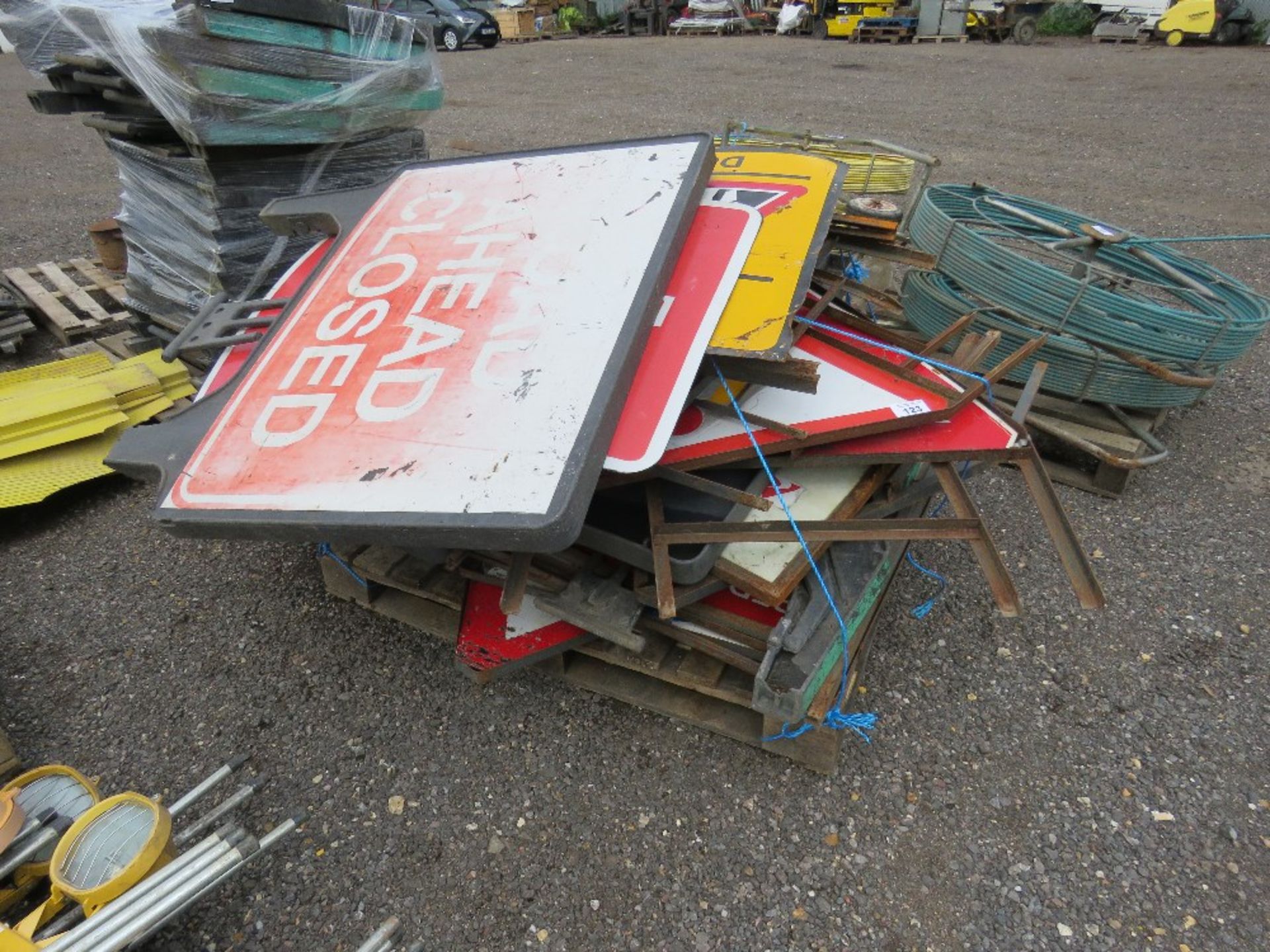 QUANTITY OF METAL ROAD SIGNS. - Image 2 of 3