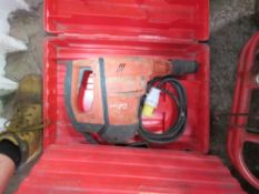 HILTI TE60 BREAKER DRILL IN CASE, 110VOLT.