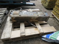 jcb hydraulic excavator breaker with 30mm pins for 3 tonne machine, working when removed from machin