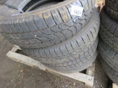 4 X FORD TRANSIT TYRES, MAINLY WINTER TYPE, SIZE 215/175R16C. SOURCED FROM MAJOR UK ROADS CONTRACTOR