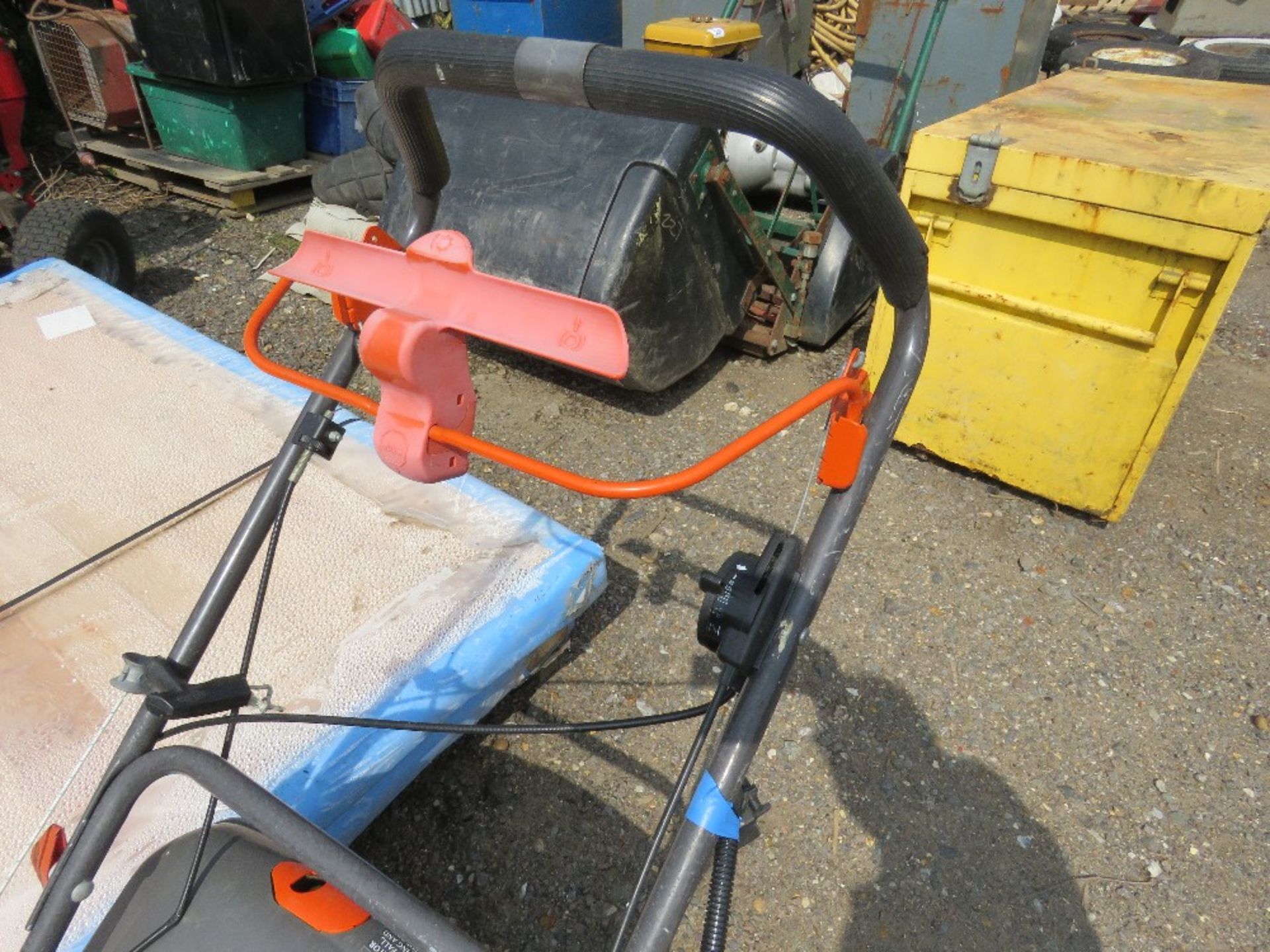 HUSQVARNA PETROL MOWER WITH A COLLECTOR. - Image 2 of 3