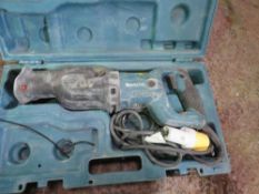 MAKITA AVT 110VOLT RECIPROCATING SAW. UNTESTED, CONDITION UNKNOWN.