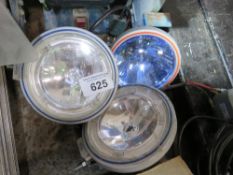 3 X VEHICLE SPOT LIGHTS. SOURCED FROM COMPANY LIQUIDATION.