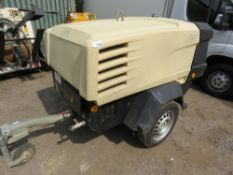 DOOSAN 741 TOWED COMPRESSOR, YEAR 2010. 1341 REC HOURS. SN:UN5741FXXAY426750. FROM LIMITED TESTING W