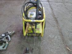 KARCHER PETROL ENGINED PRESSURE WASHER WITH LANCE.