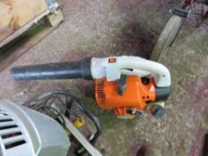 STIHL HANDHELD BLOWER. WHEN TESTED WAS SEEN TO TURN OVER BUT NOT STARTING.