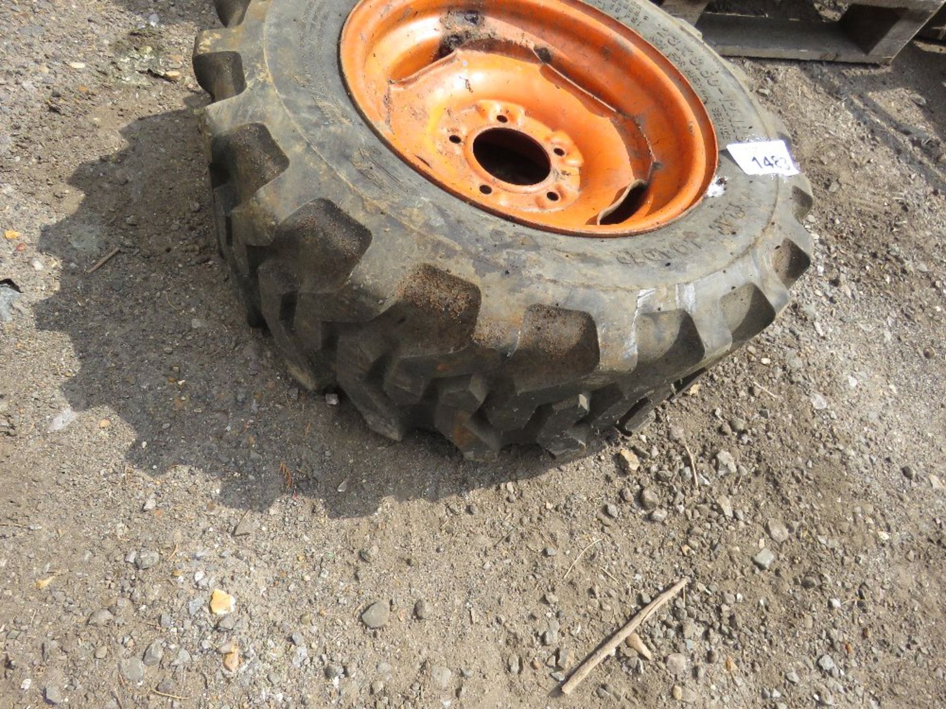 SMALL SKID STEER WHEEL AND TYRES, 23X8.50 SIZE. - Image 2 of 3