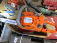 HUSQVARNA 120 PETROL CHAINSAW, UNUSED.