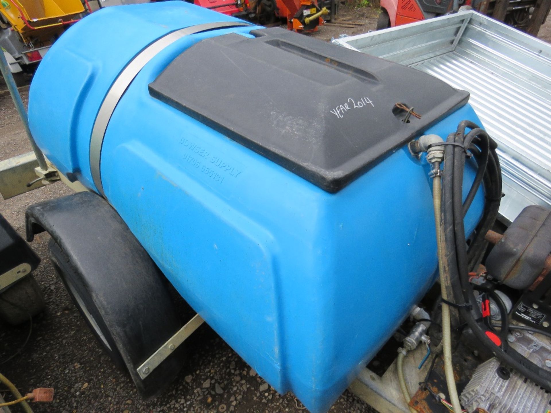 MAINWAY TOWED WASHER BOWSER WITH YANMAR ENGINED PUMP. WHEN INSPECTED NO POWER TO STARTER THEREFORE S - Image 6 of 6