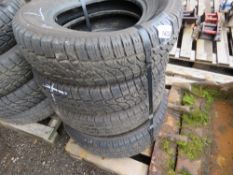 4 X FORD TRANSIT TYRES, MAINLY WINTER TYPE, SIZE 215/175R16C. SOURCED FROM MAJOR UK ROADS CONTRACTOR