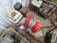 HILTA PETROL ENGINED WATER PUMP. REQUIRES RECOIL ROPE. UNTESTED