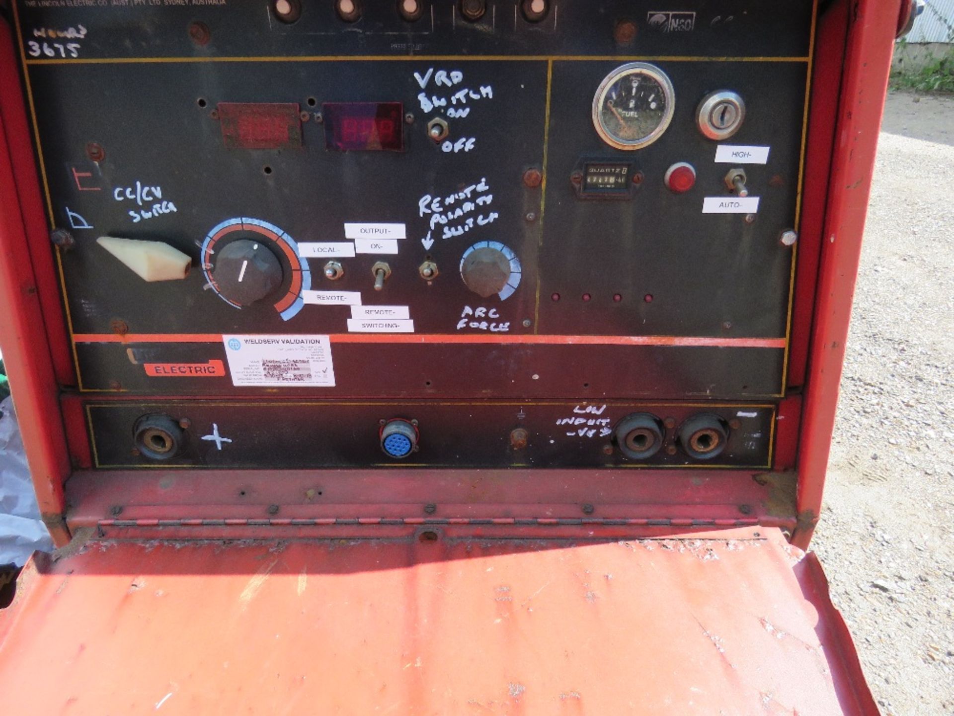 LINCOLN RANGER 405D DIESEL WELDER GENERATOR WITH KUBOTA ENGINE, WHEN TESTED WAS SEEN TO RUN - Image 3 of 4