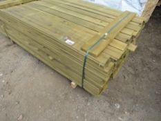 PACK OF HIT AND MISS TREATED TIMBER BOARDS 1.74M X 10CM APPROX.
