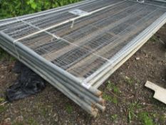 11 X HERAS TYPE MESH SITE PANELS.