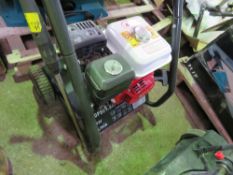 UNION POWER PETROL ENGINED PRESSURE WASHER WITH HOSE AND LANCE.