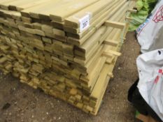 LARGE PACK OF MACHINED TIMBER VENETIAN SLATS/BARS, TREATED, 45MM X 17MM APPROX @ 1.83M LENGTH APPRO