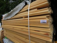 LARGE PACK OF UNTREATED SHIPLAP TIMBER CLADDING. 1.75M LENGTH X 95MM APPROX.