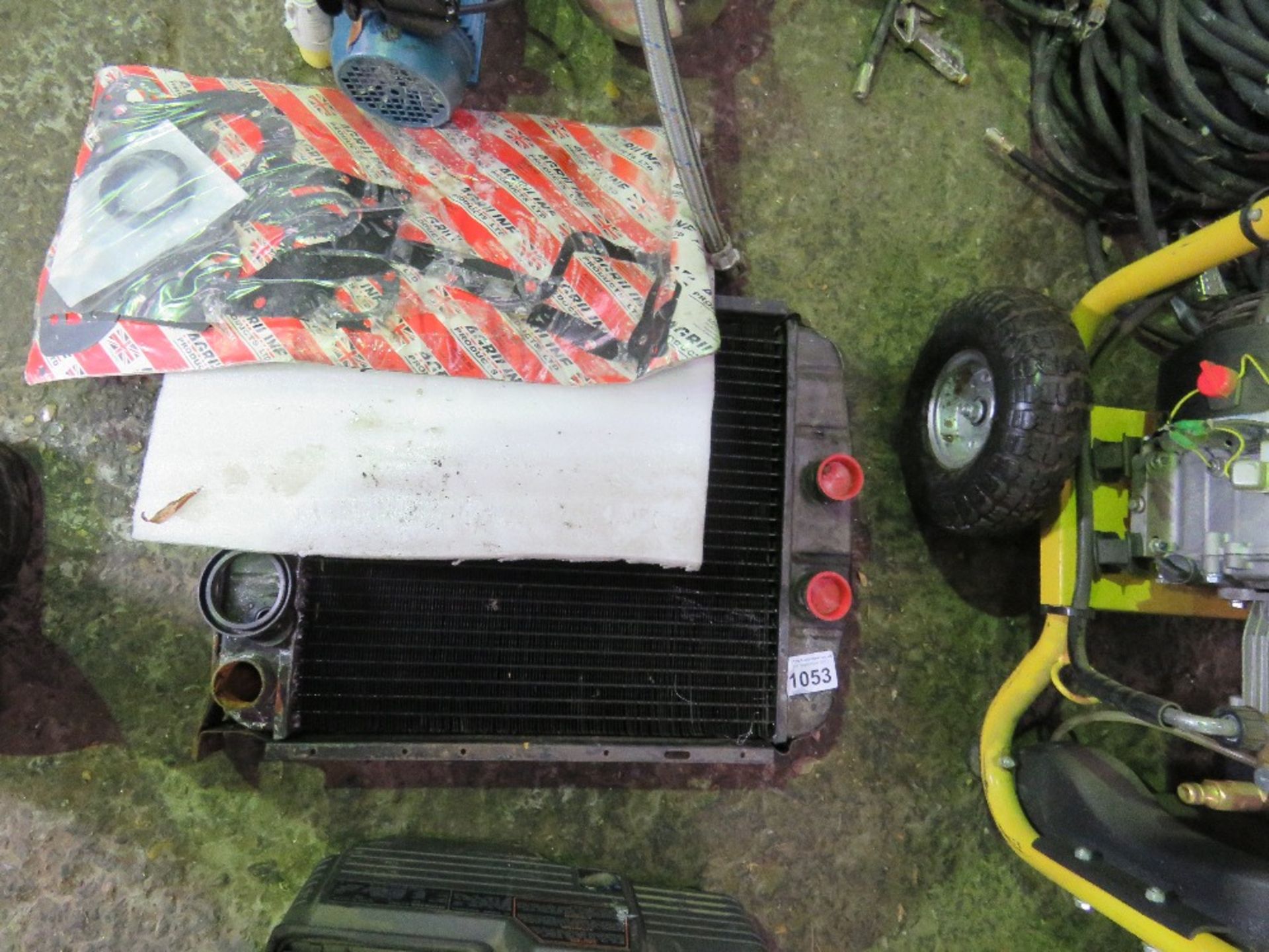 RADIATOR SET BELIEVED TO BE FOR FORDSON MAJOR TRACTOR.