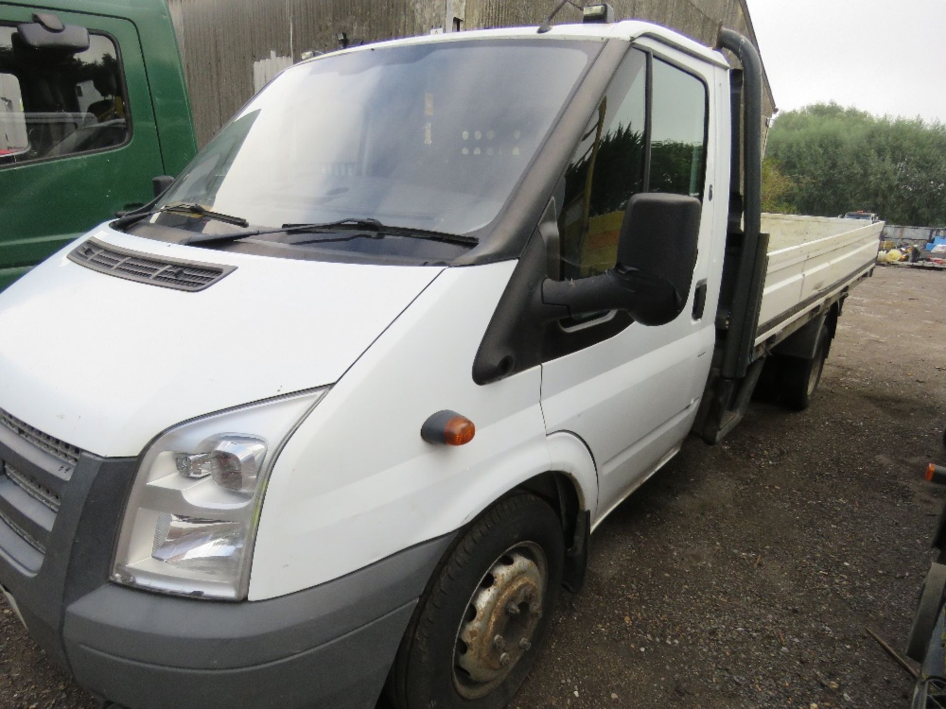 FORD TRANSIT DROPSIDE PICKUP REG:YT13 MMK. TWIN WHEELED. 12FT LENGTH DROPSIDE BODY APPROX. 175,042 R - Image 8 of 8