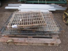 4 X MESH DOG CAGES. NO VAT ON HAMMER PRICE.