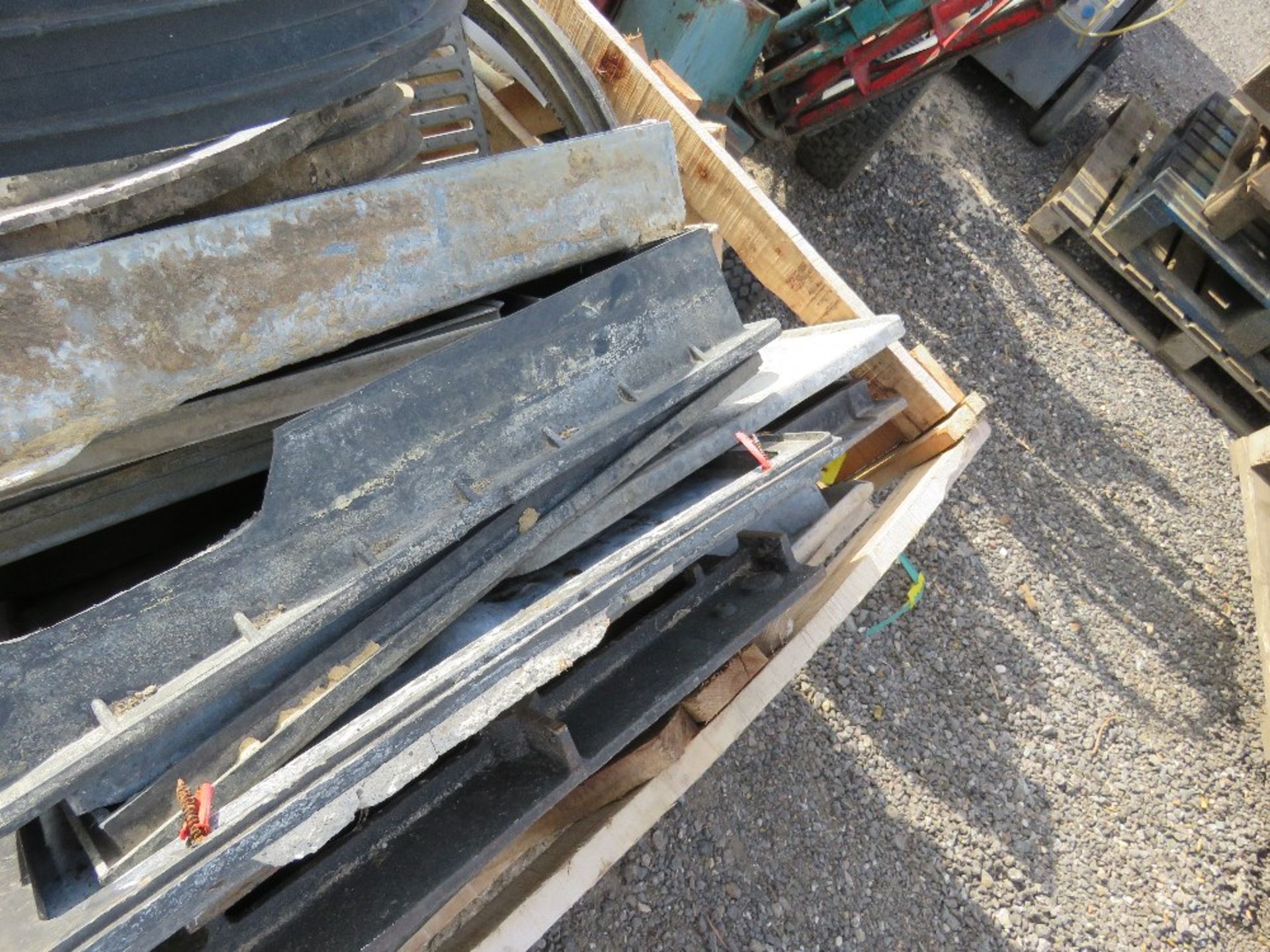 STILLAGE OF ASSORTED MANHOLE COVERS ETC. - Image 3 of 3