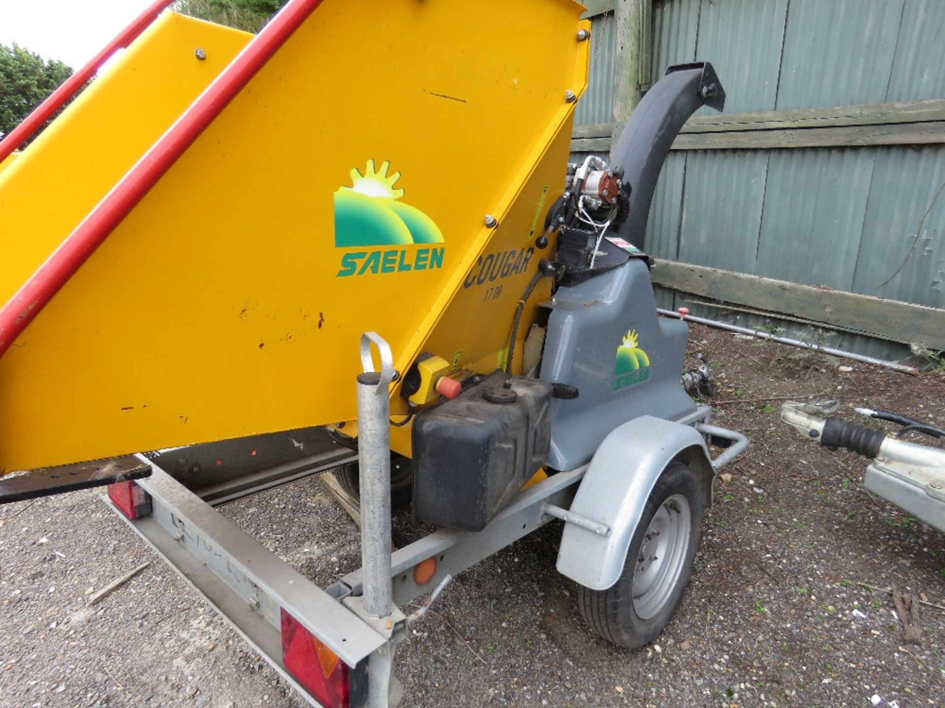 SAELEN COUGAR DR17 EVO DIESEL ENGINED CHIPPER, YEAR 2011. 251 REC HOURS. SN:11101. WHEN TESTED WAS S - Image 3 of 7
