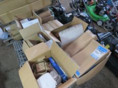 PALLET OF SUNWARD EXCAVATOR SERVICE KITS ETC.