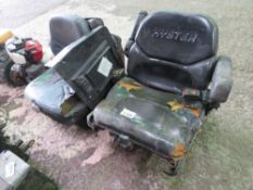 4 X SUSPENSION FORKLIFT SEATS, PRE-USED.