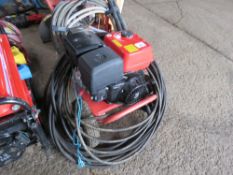 CLARKE HEAVY DUTY 13HP PETROL ENGINED PRESSURE WASHER WITH HOSES AND LANCE. NO VAT ON HAMMER PRICE.