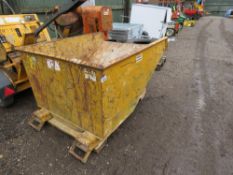 WHITNEY TELEHANDLER FORKLIFT MOUNTED SKIP WITH AUTO LOCK.