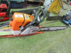 STIHL MS440 LONG BLADED PETROL ENGINED PROFESSIONAL CHAINSAW.