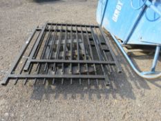 2 X LIGHTWEIGHT ALLOY GATES 1.7M HEIGHT 1.4M WIDTH EACH APPROX.