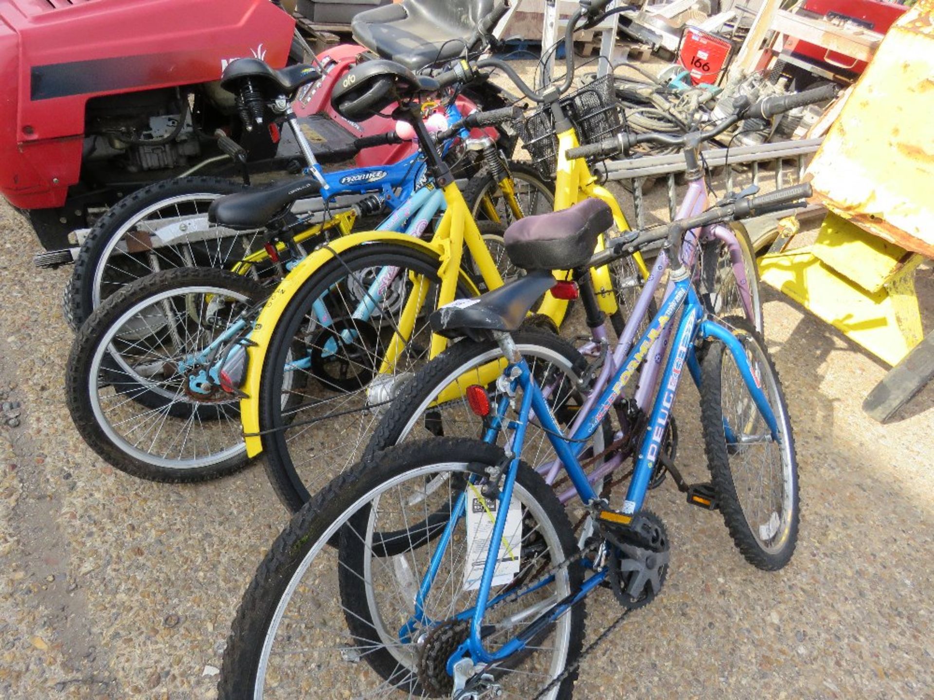 5 X ASSORTED BICYCLES. NO VAT ON HAMMER PRICE.